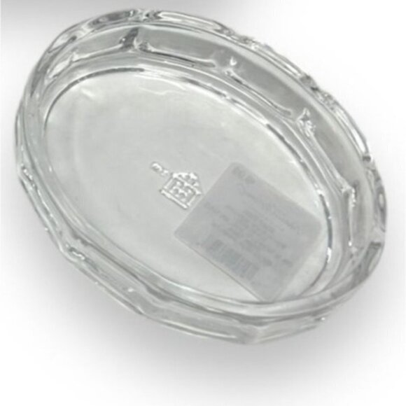 Hearth & Hand Magnolia Sculpted Glass Soap Dish Clear - Picture 6 of 6